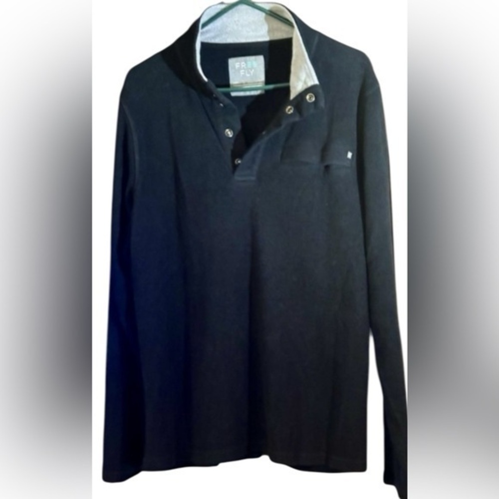 Free Fly Bamboo Sz M Snap Pullover  Soft Cozy & Eco   Perfect Spring & Fall top